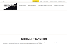 Tablet Screenshot of geodyne.net